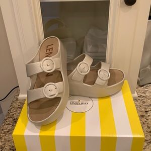 Ladies Lemon Jelly platform shoes i